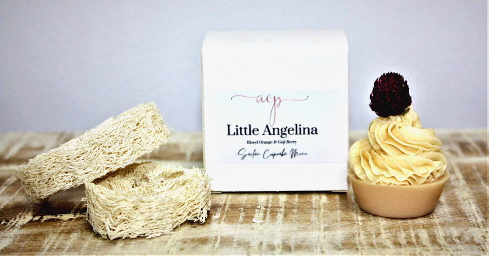 Seifen Cupcake Blood Orange & Goji Beere